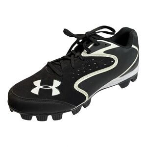 NEW Under Armour Black Baseball Cleats Men’s Size 9.5